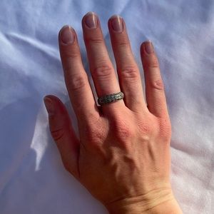 Sterling Silver & Crystal Ring